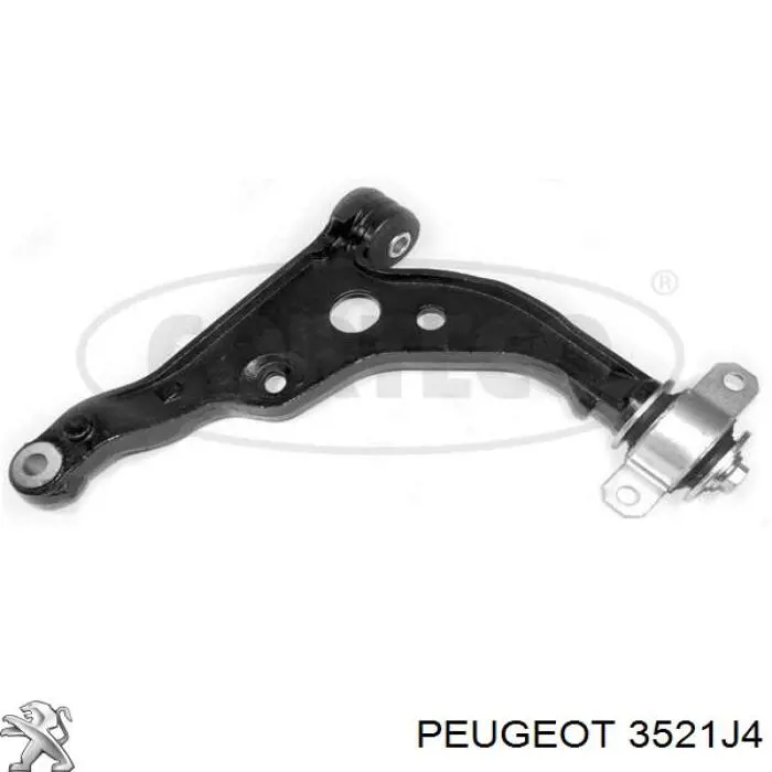Правый рычаг передней нижней подвески Peugeot/Citroen 3521J4 цена, от 84.06 USD