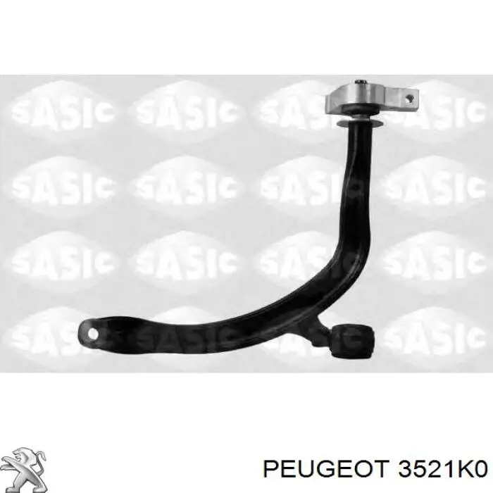 Правый рычаг передней нижней подвески Peugeot/Citroen 3521K0 цена, от 50.69 USD
