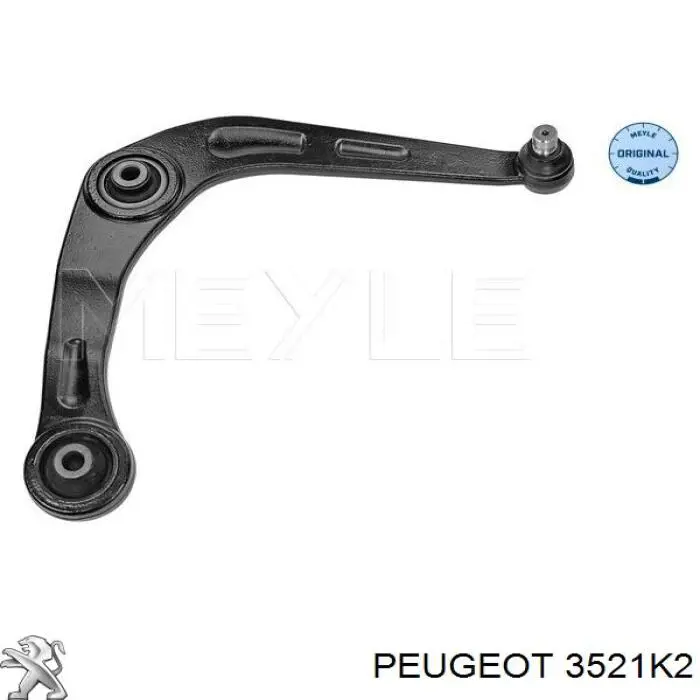 Правый рычаг передней нижней подвески Peugeot/Citroen 3521K2 цена, от 50.42 USD