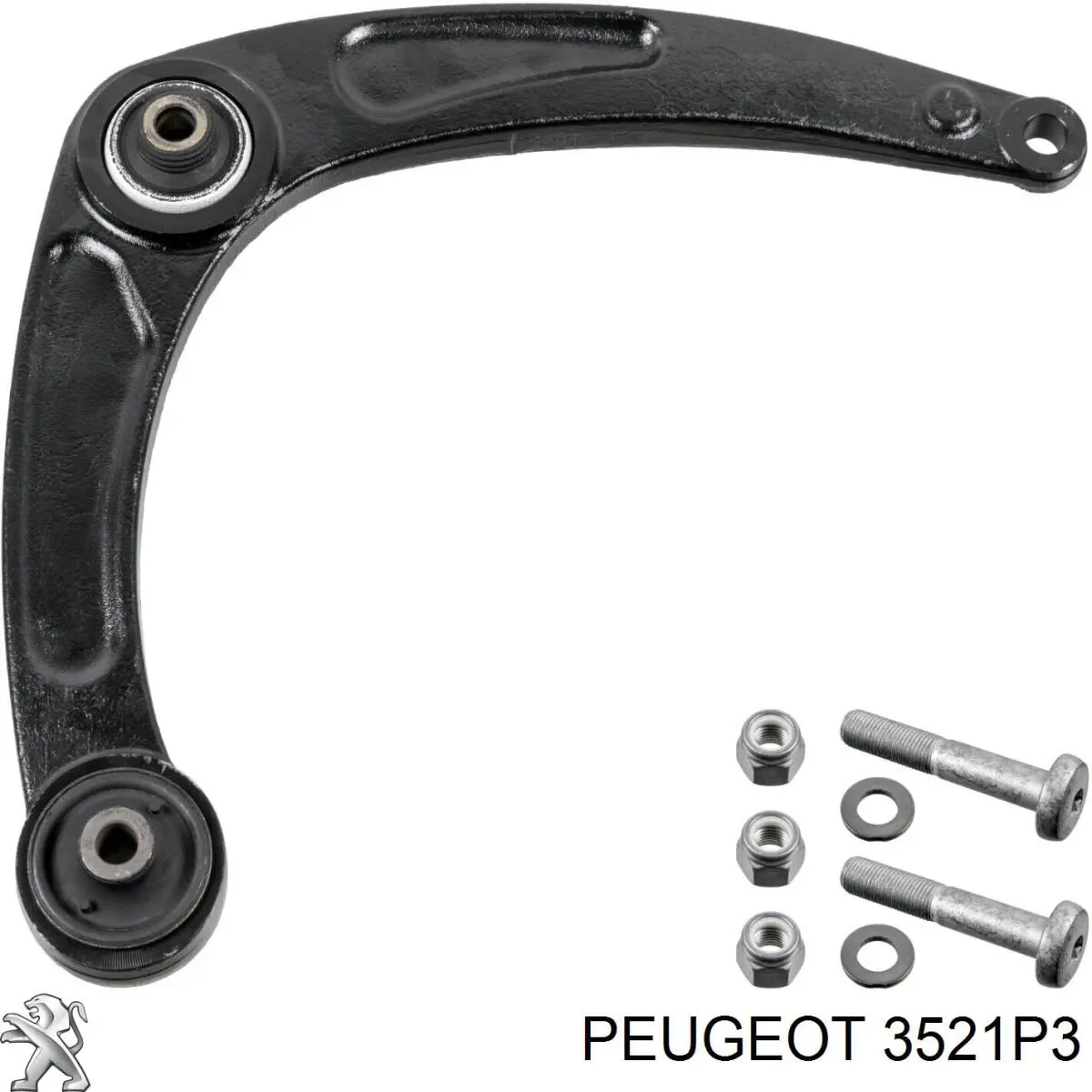 Правый рычаг передней нижней подвески Peugeot/Citroen 3521P3 цена, от 16.84 USD