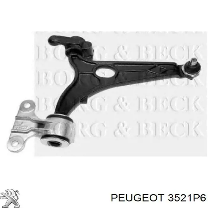 3521P6 Peugeot/Citroen рычаг передней подвески нижний правый