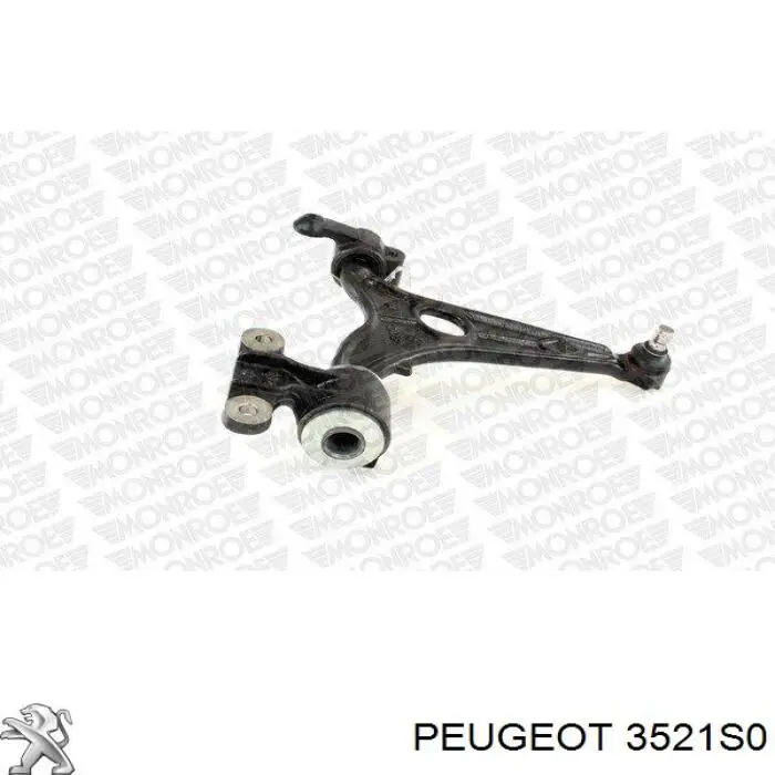 Правый рычаг передней нижней подвески Peugeot/Citroen 3521S0 цена, от 75.64 USD