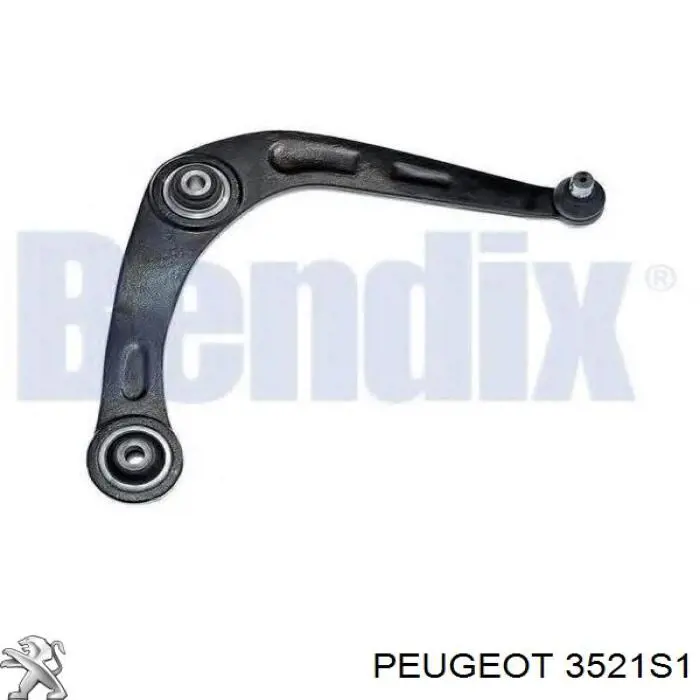 Правый рычаг передней нижней подвески Peugeot/Citroen 3521S1 цена, от 43.98 USD