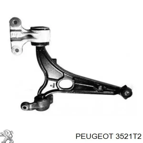 Правый рычаг передней нижней подвески Peugeot/Citroen 3521T2 цена, от 87.05 USD
