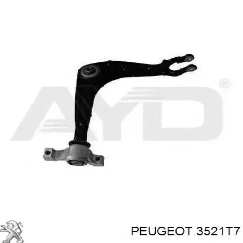 Купить 3521T7 Peugeot/Citroen Нижний правый рычаг передней подвески