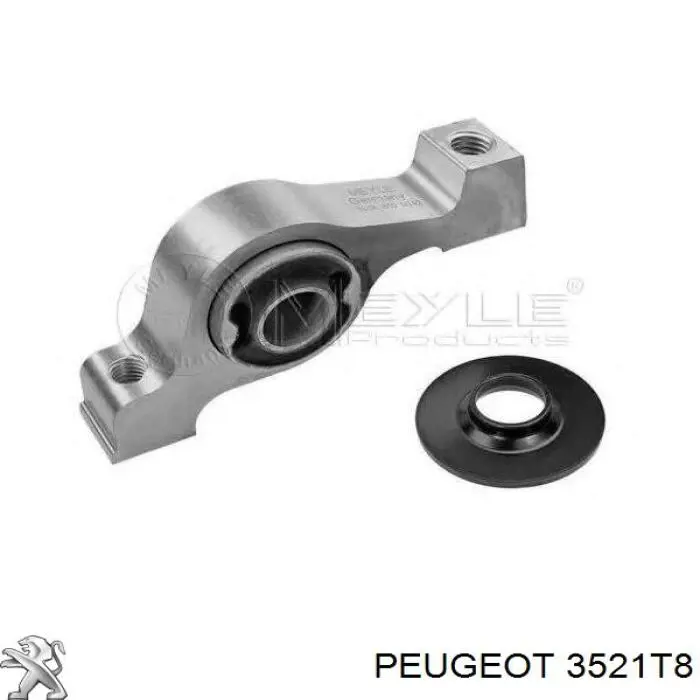 3521T8 Peugeot/Citroen braço oscilante inferior direito de suspensão dianteira