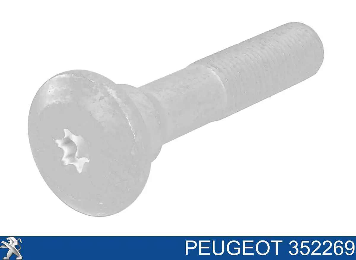 352269 Peugeot/Citroen parafuso de fixação de braço oscilante dianteiro