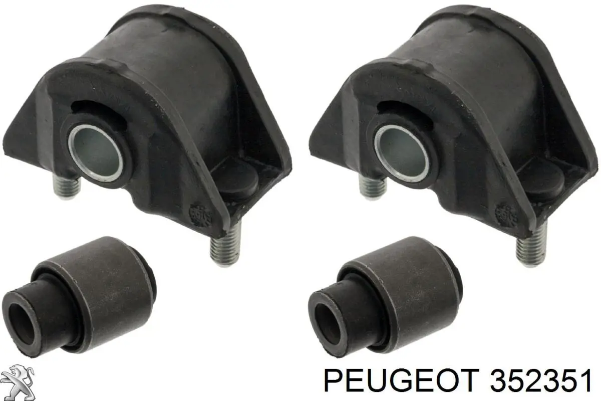 Silentblock de suspensión delantero inferior 352351 Peugeot/Citroen