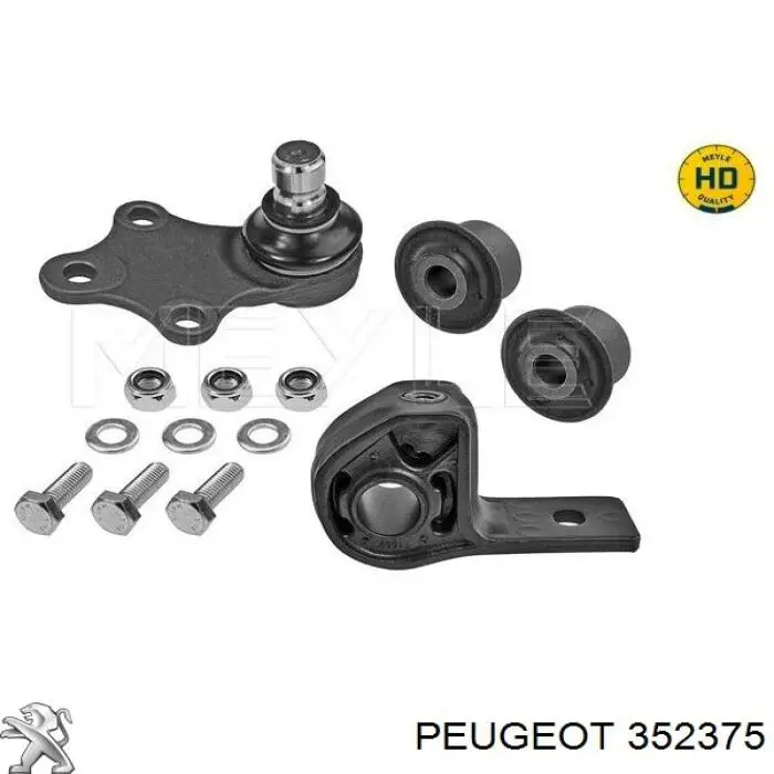 Сайлентблок переднего рычага 352375 Peugeot/Citroen