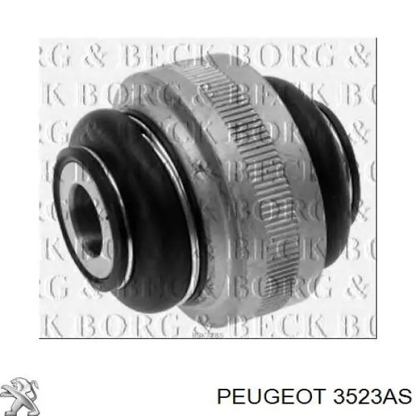 Silentblock de suspensión delantero inferior 3523AS Peugeot/Citroen