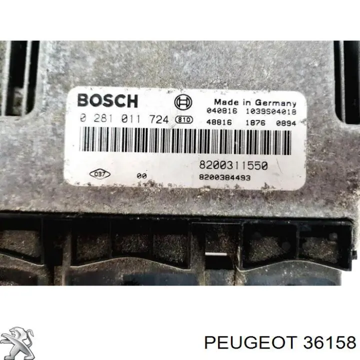 036158 PEUGEOT Válvula ventilación cárter original y equivalente