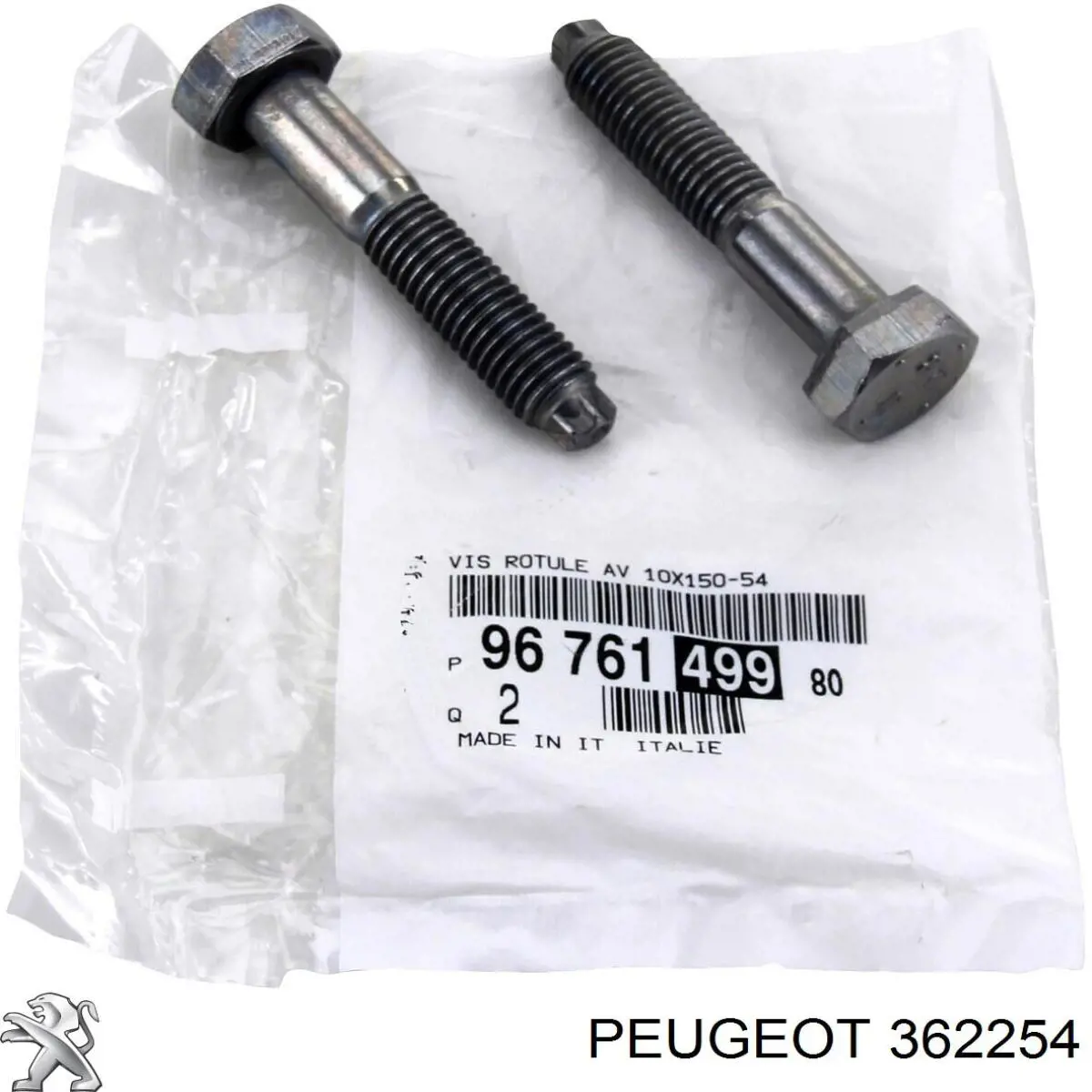 Болт (гайка) крепежа Peugeot/Citroen 362254 цена, от 2.42 USD