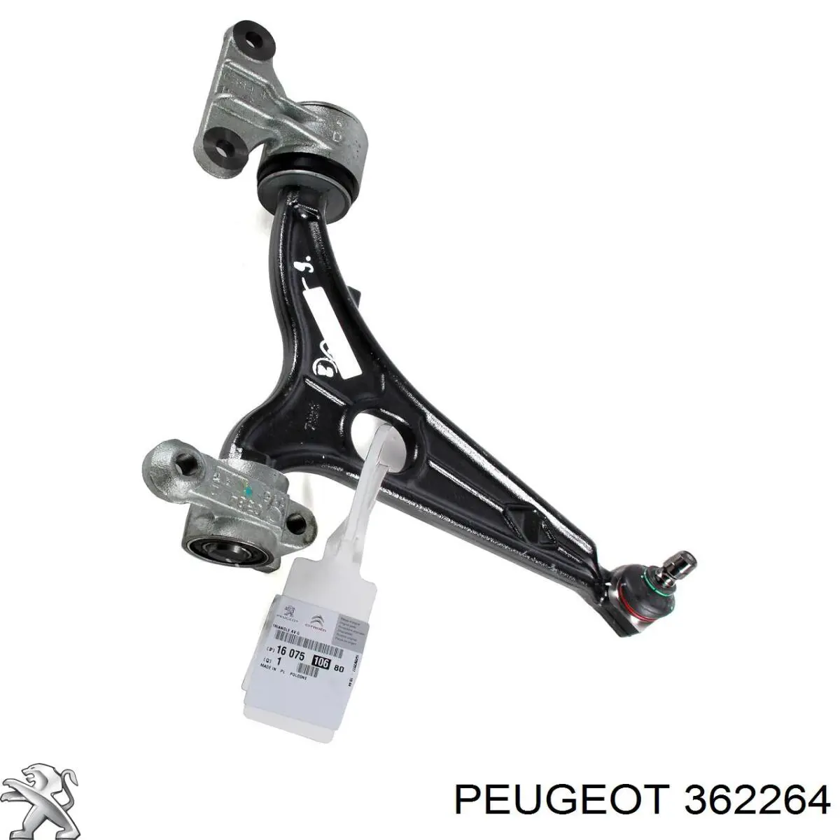 362264 Peugeot/Citroen Болт крепления передней шаровой опоры к цапфе