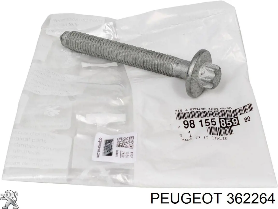 Болт крепления передней шаровой опоры к цапфе 362264 Peugeot/Citroen