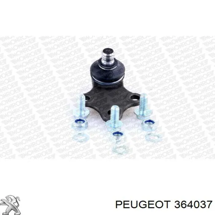 Купить 364037 Peugeot/Citroen Нижняя шаровая опора