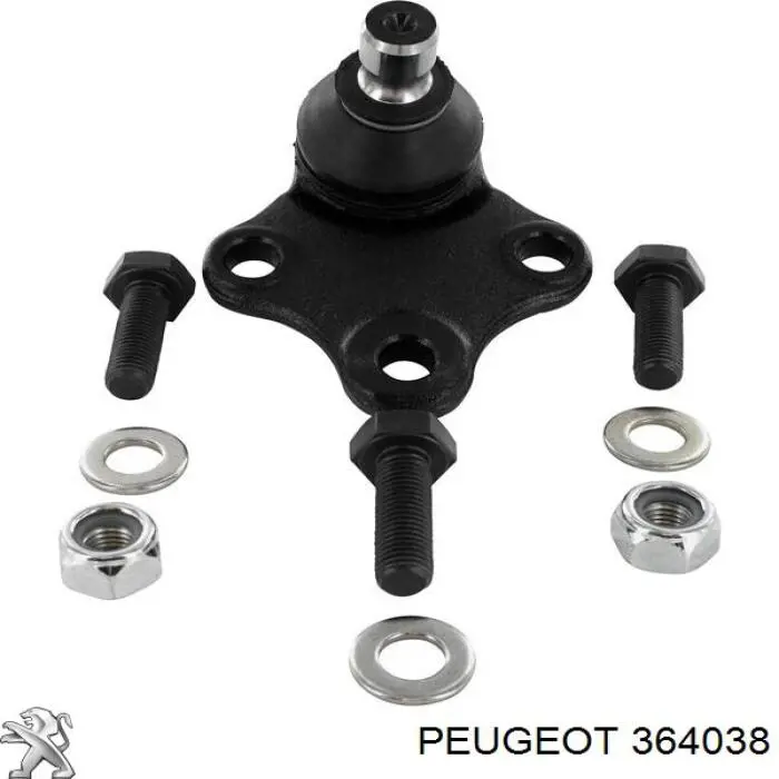 Купить 364038 Peugeot/Citroen Нижняя шаровая опора