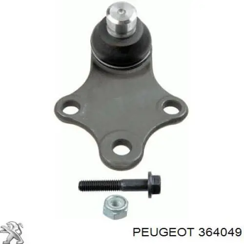 364049 Peugeot/Citroen Палец шаровой нижний