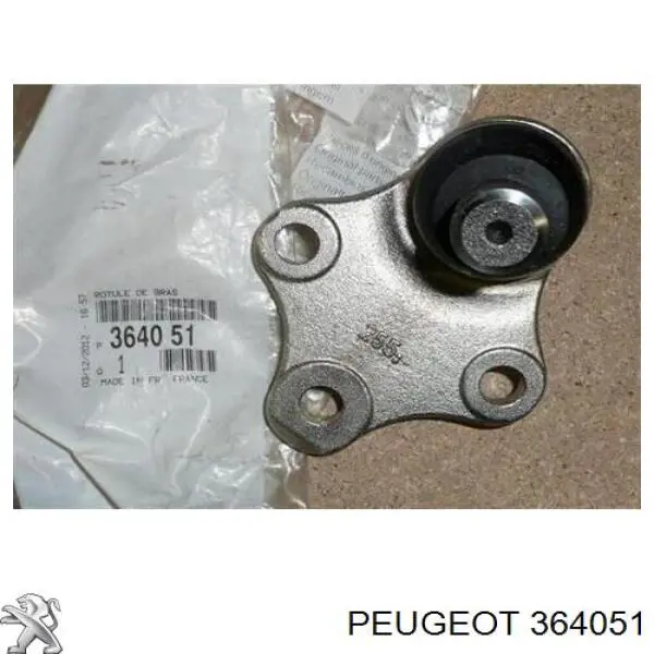 Нижняя шаровая опора 364051 Peugeot/Citroen