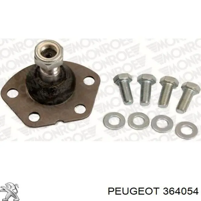 Нижняя шаровая опора 364054 Peugeot/Citroen