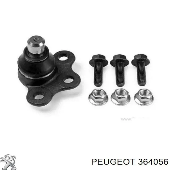 364056 Peugeot/Citroen Палец шаровой нижний