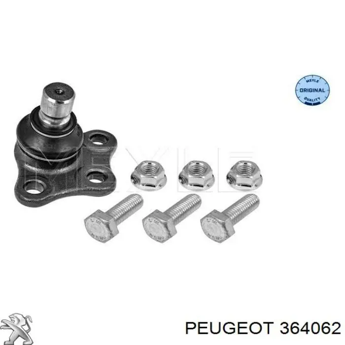 Нижняя шаровая опора Peugeot/Citroen 364062