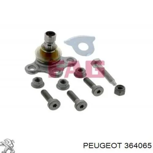 Шаровая опора, нижняя Peugeot/Citroen 364065 цена, от 12.11 USD