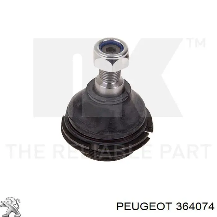Верхняя шаровая опора Peugeot/Citroen 364074 цена, от 24.69 USD