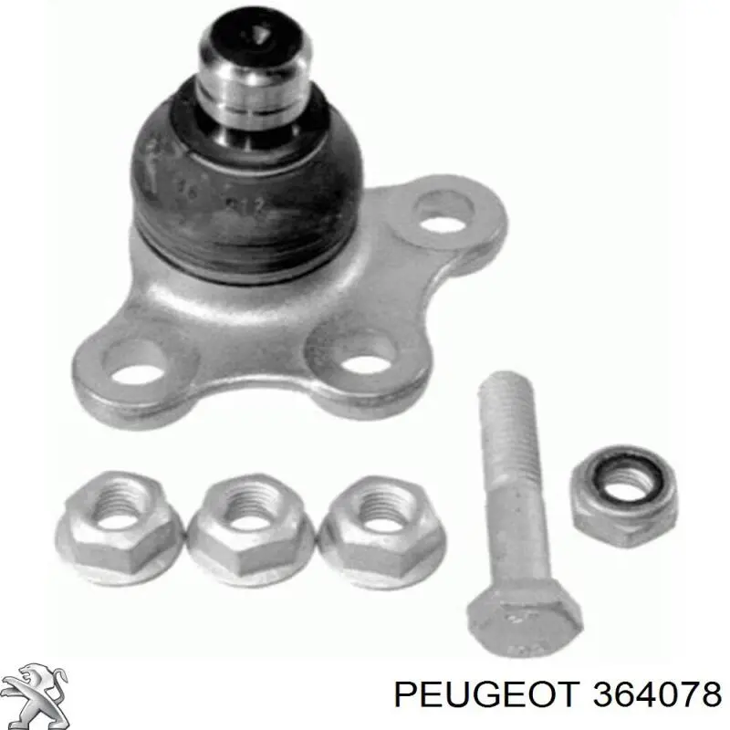 Купить 364078 Peugeot/Citroen Нижняя шаровая опора