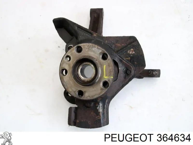 Купить 364634 Peugeot/Citroen Цапфа поворотная левая