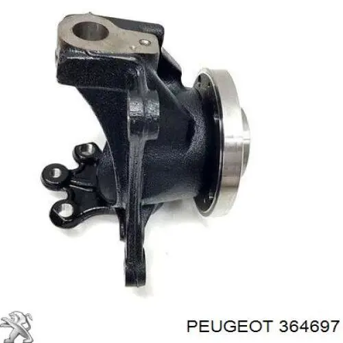 Цапфа (поворотный кулак) передний левый Bugiad BSP25566 цена, от 61.94 USD