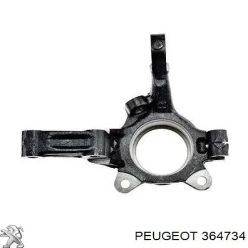 Цапфа (поворотный кулак) передний правый Peugeot/Citroen 364734 цена, от 48.14 USD