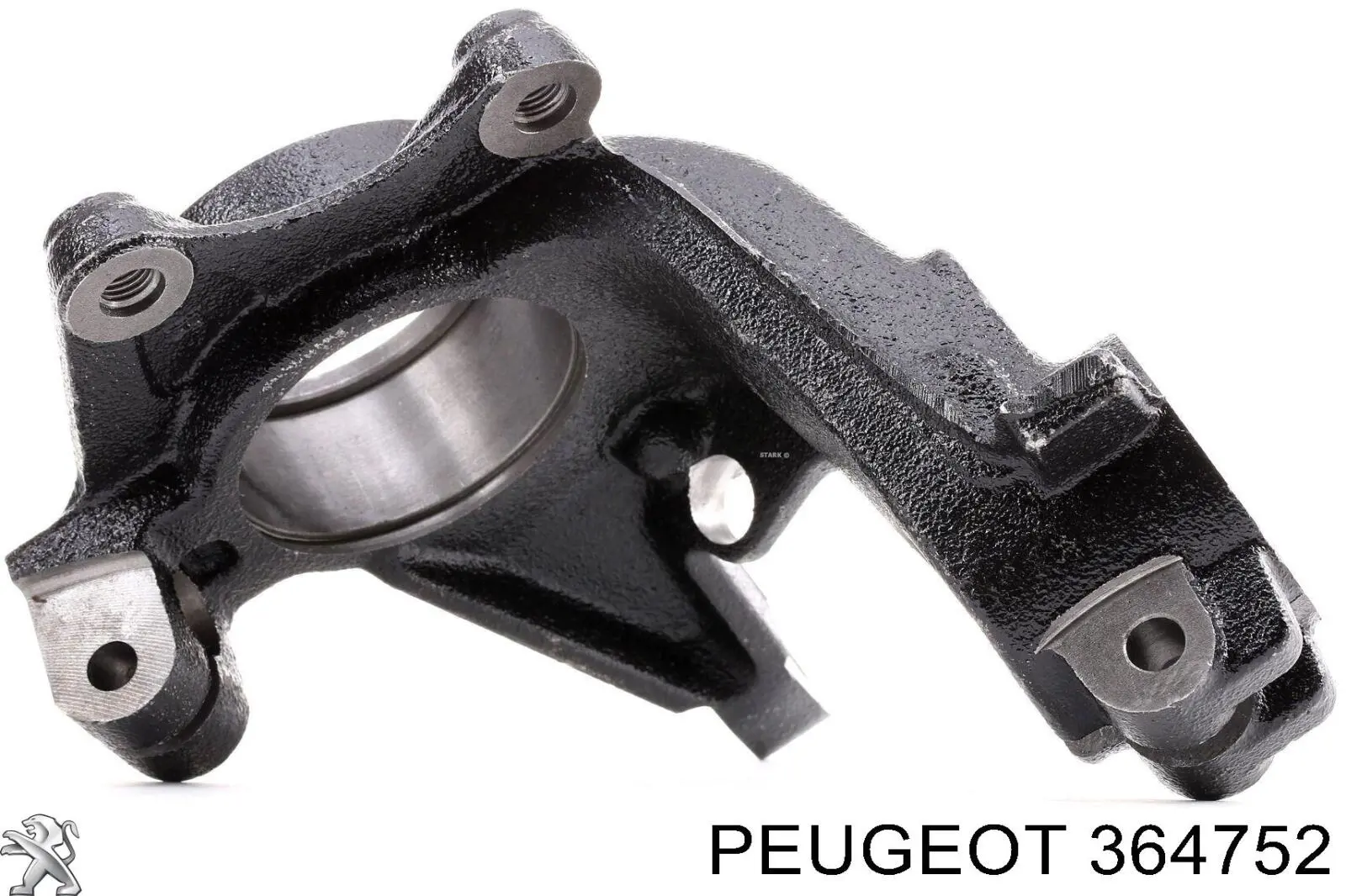 Цапфа (поворотный кулак) передний правый на Peugeot 206 2A/C