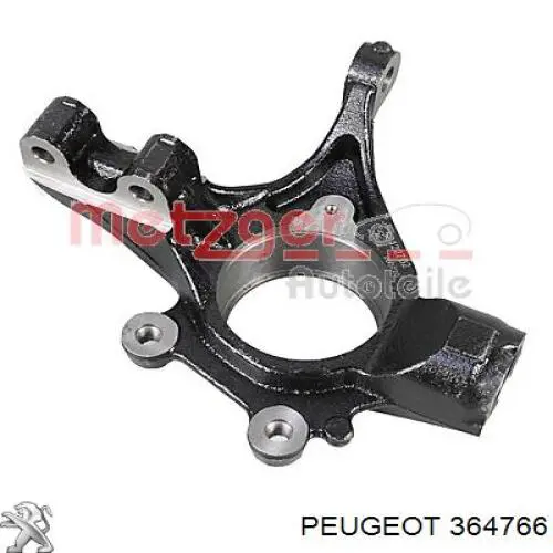 Цапфа (поворотный кулак) передний правый Fast FT13554 цена, от 40.47 USD