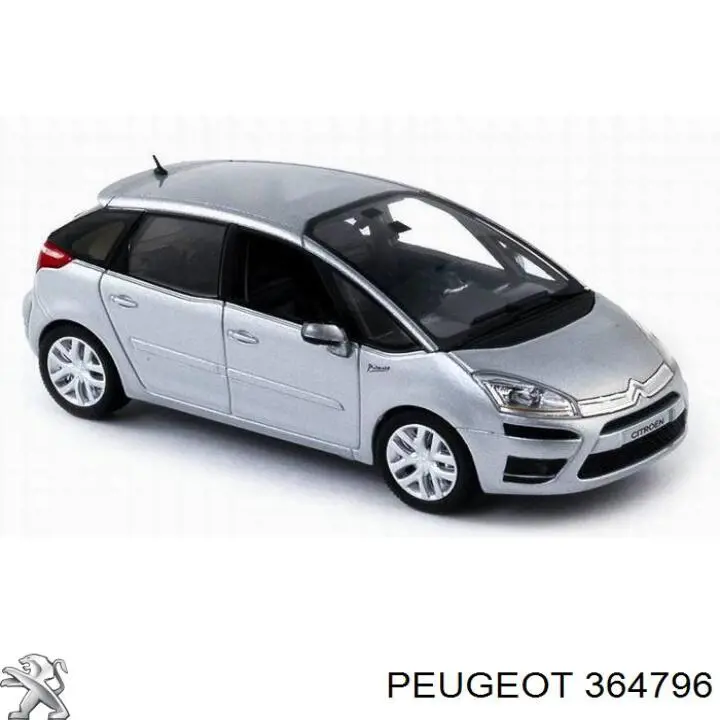 364796 Peugeot/Citroen Цапфа - поворотный кулак передний, правый