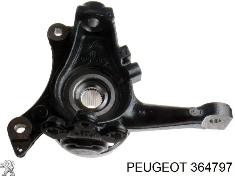 Цапфа (поворотный кулак) передний правый Peugeot/Citroen 364797 цена, от 69.00 USD