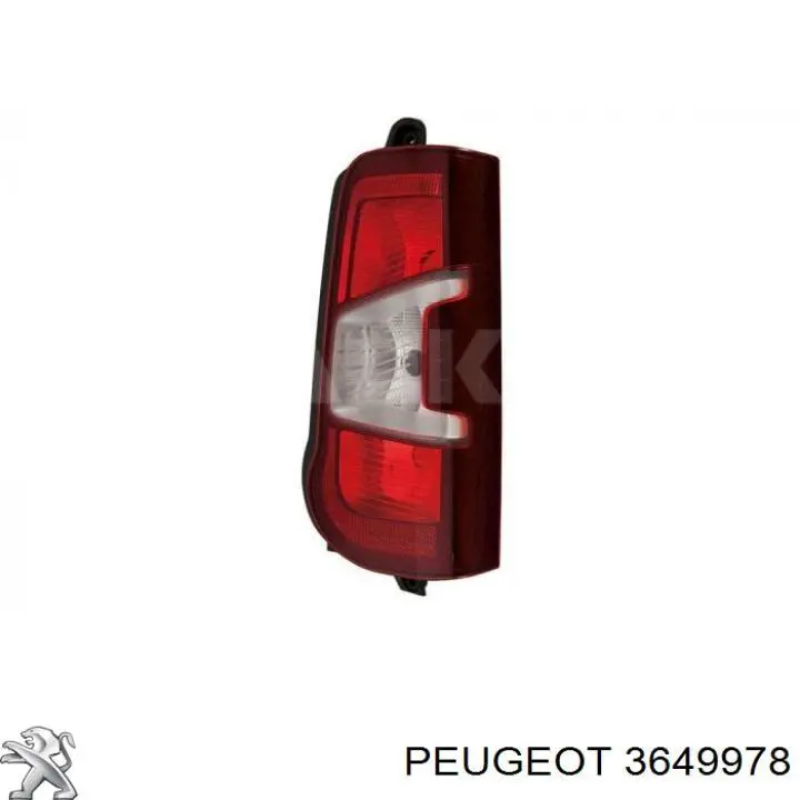 Lanterna traseira direita para Opel Combo (X19)