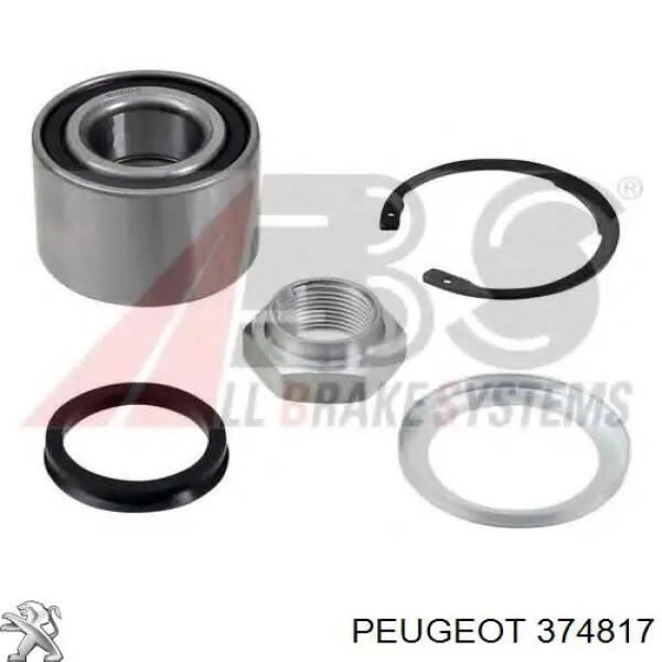 Купить 374817 Peugeot/Citroen Подшипник задней ступицы