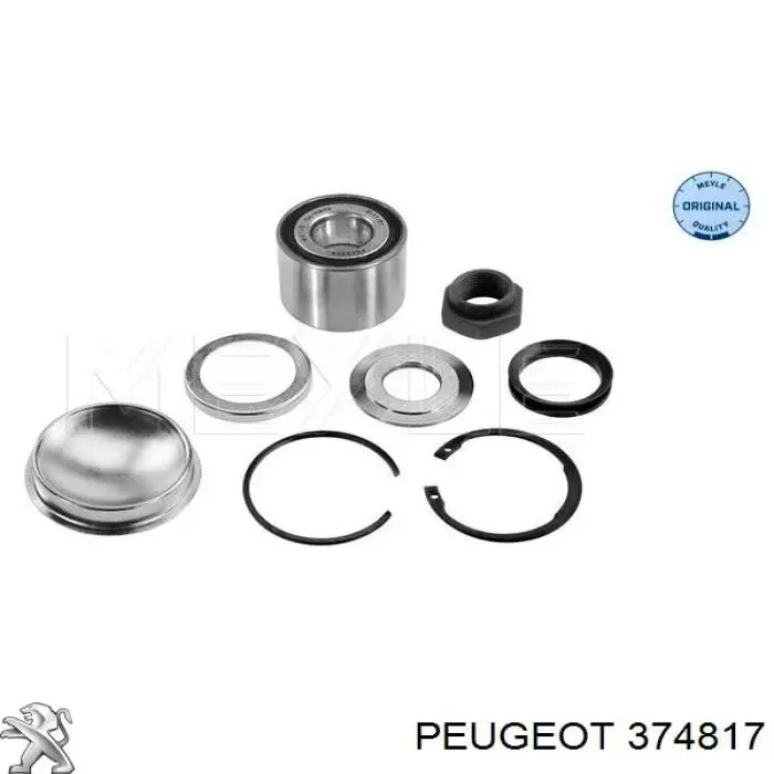 Подшипники задней ступицы Peugeot/Citroen 374817 цена, от 12.10 USD