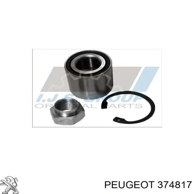 Подшипник задней ступицы 374817 Peugeot/Citroen