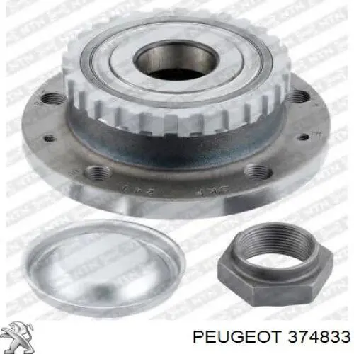 Купить 374833 Peugeot/Citroen Задняя шпиндель