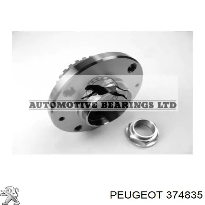 Ступица заднего колеса Peugeot/Citroen 374835