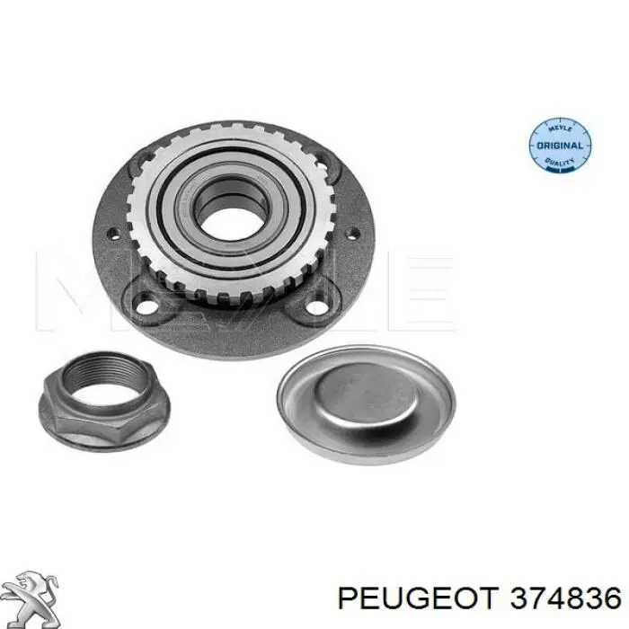 Купить 374836 Peugeot/Citroen Задняя шпиндель