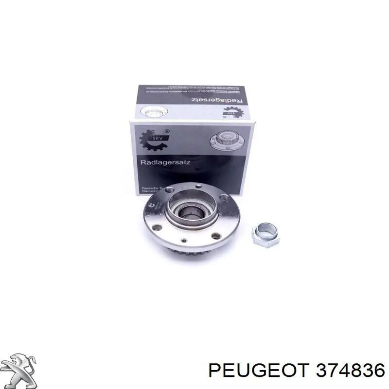 374836 Peugeot/Citroen Ступица задняя