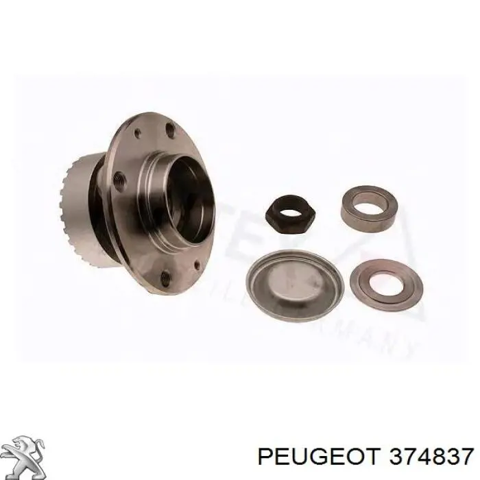 374837 Peugeot/Citroen Ступица задняя