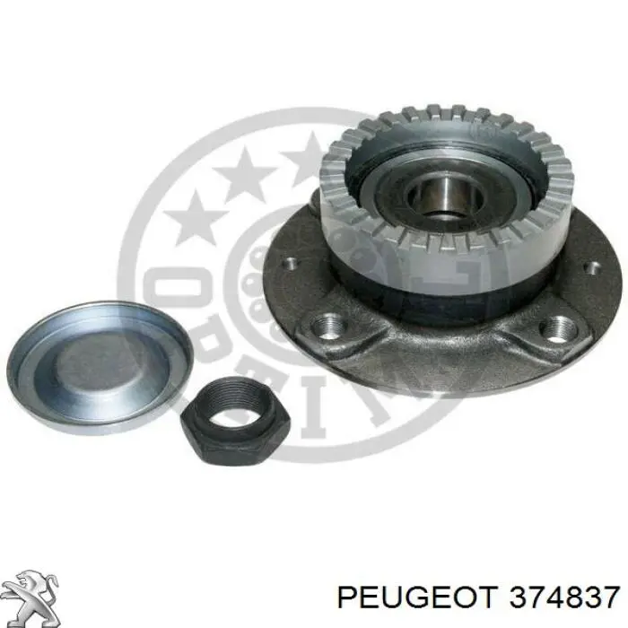 Купить 374837 Peugeot/Citroen Задняя шпиндель
