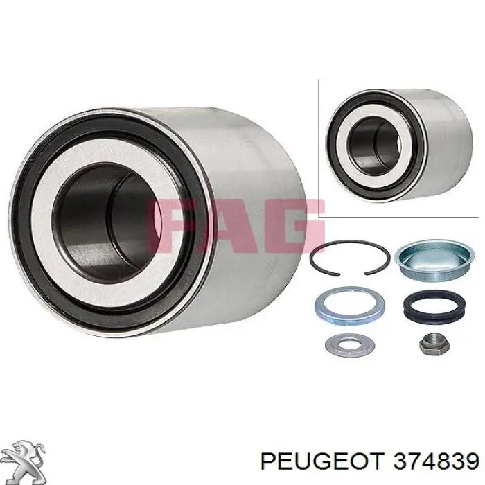 Купить 374839 Peugeot/Citroen Подшипник задней ступицы