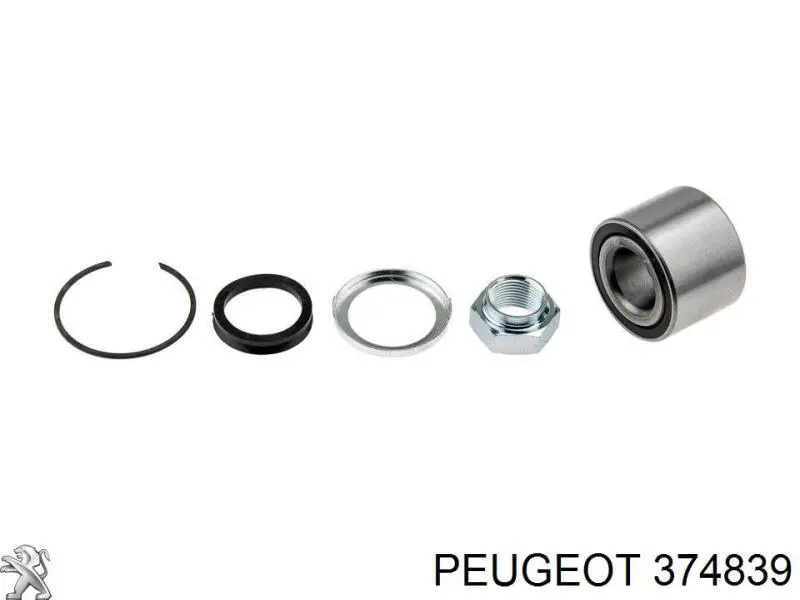 374839 Peugeot/Citroen Подшипник ступицы задней