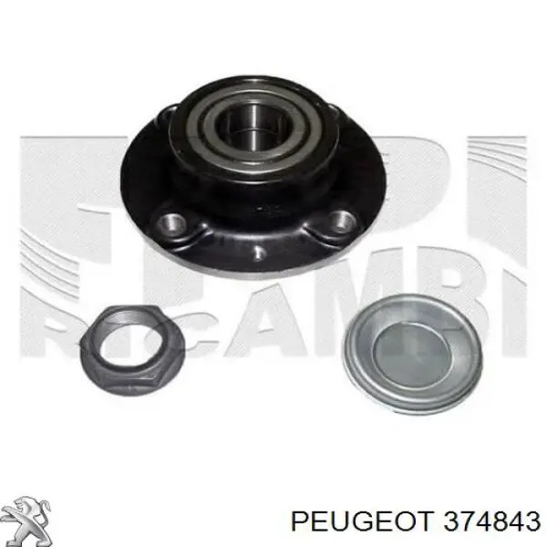 Ступица заднего колеса Peugeot/Citroen 374843