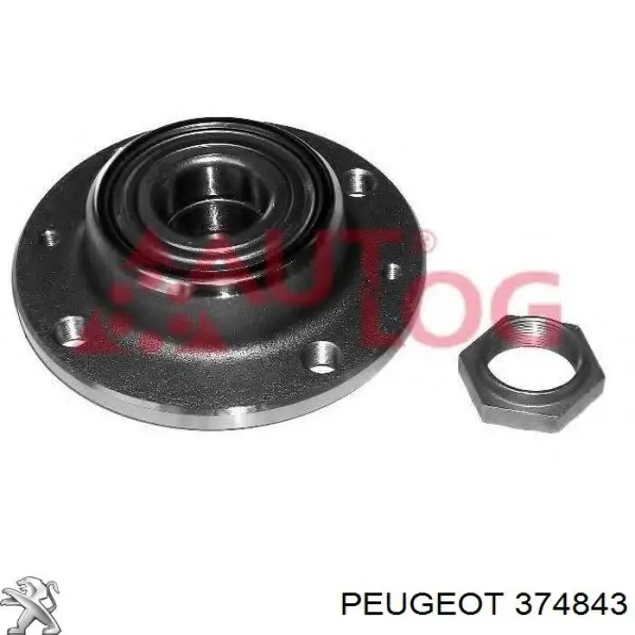 Ступицы задних колес Peugeot/Citroen 374843 цена, от 37.62 USD