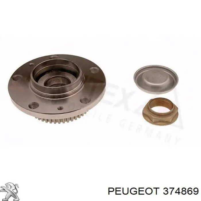 374869 Peugeot/Citroen Ступица задняя